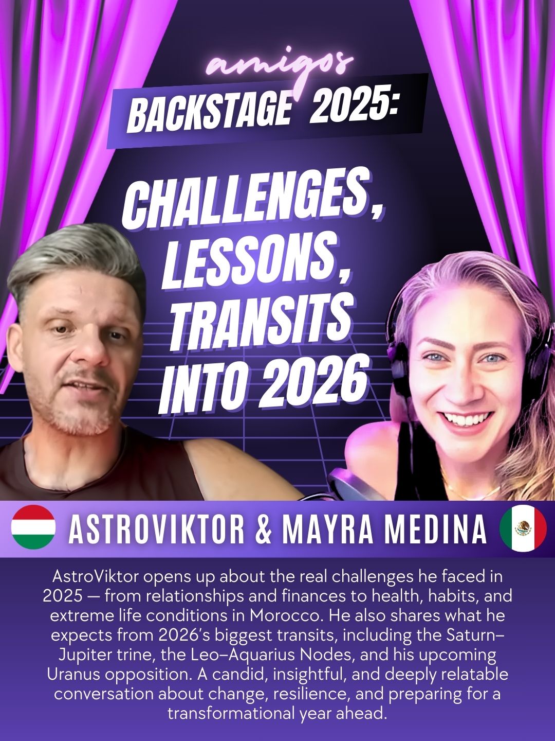 Mayra Medina and AstroViktor