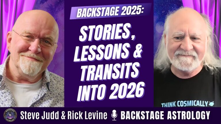 Steve Judd and Rick Levine Backstage Astrology Marathon