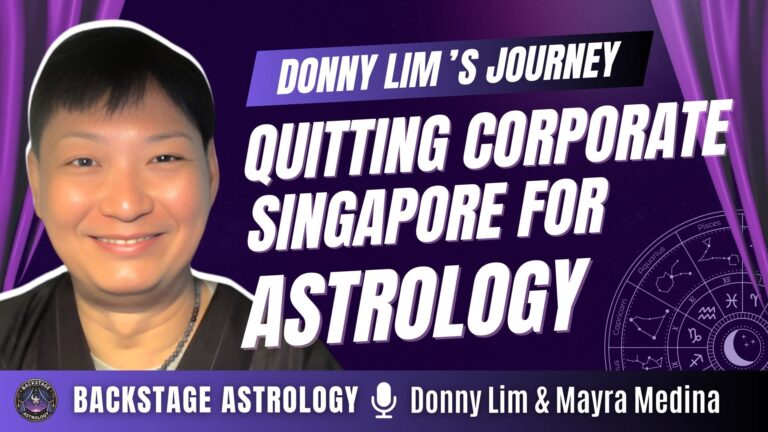 Backstage Astrology Interview - Donny Lim’s Journey