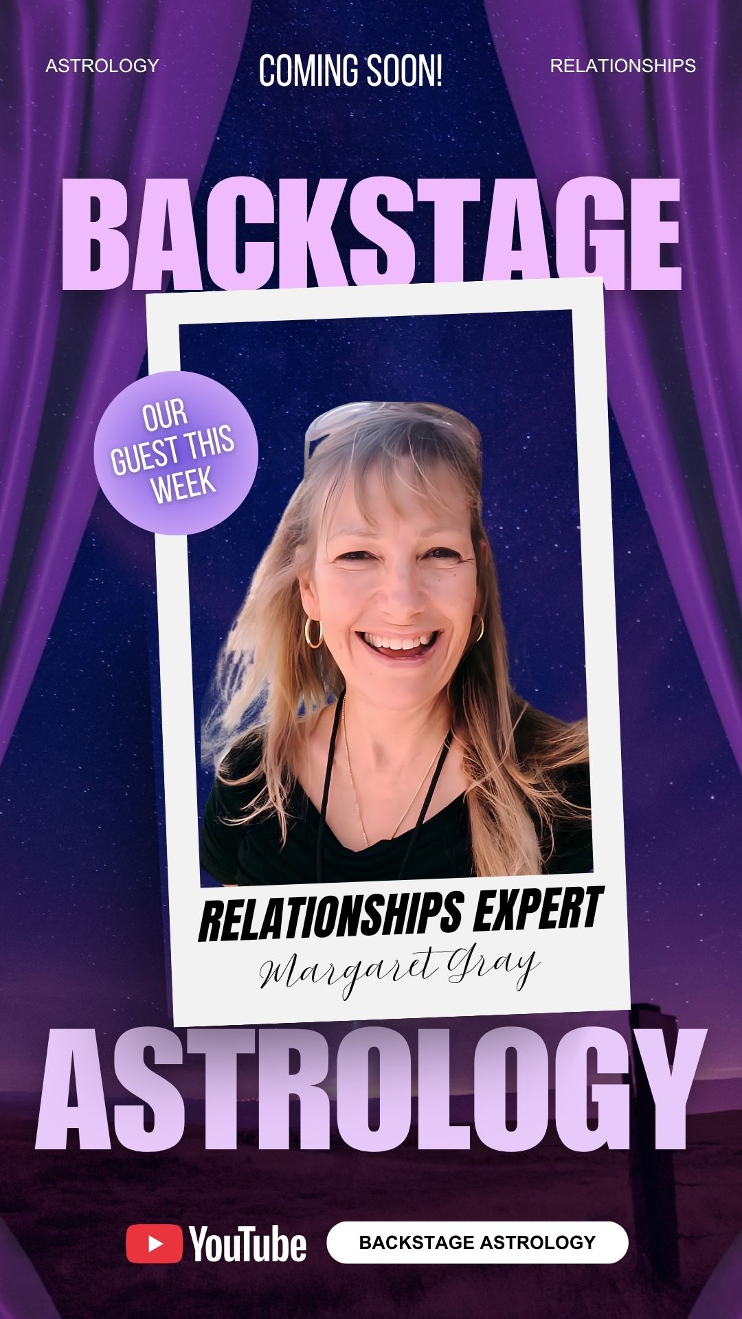 Backstage Astrology Interview with Margaret Gray