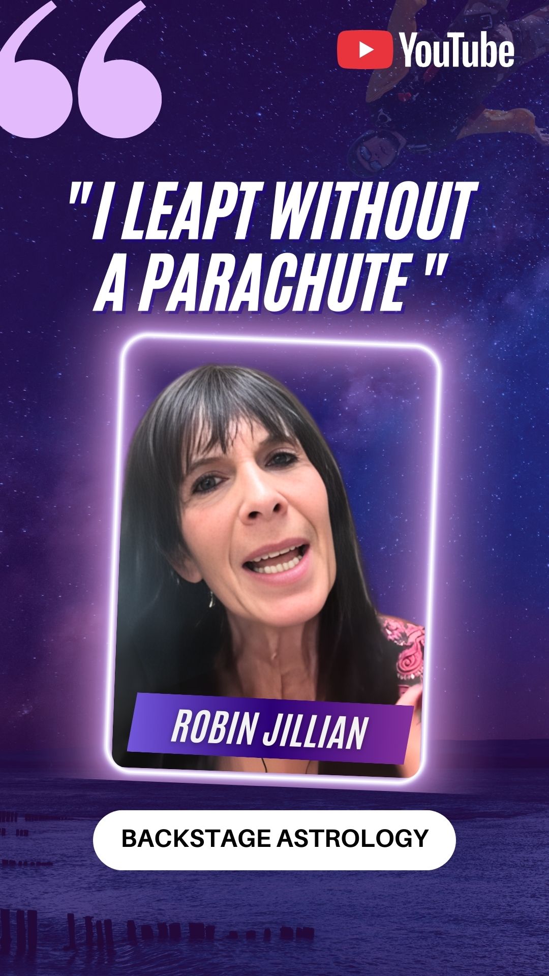 BACKSTAGE INTERVIEW ROBIN JILLIAN EVOLUTIONARY ASTROLOGER