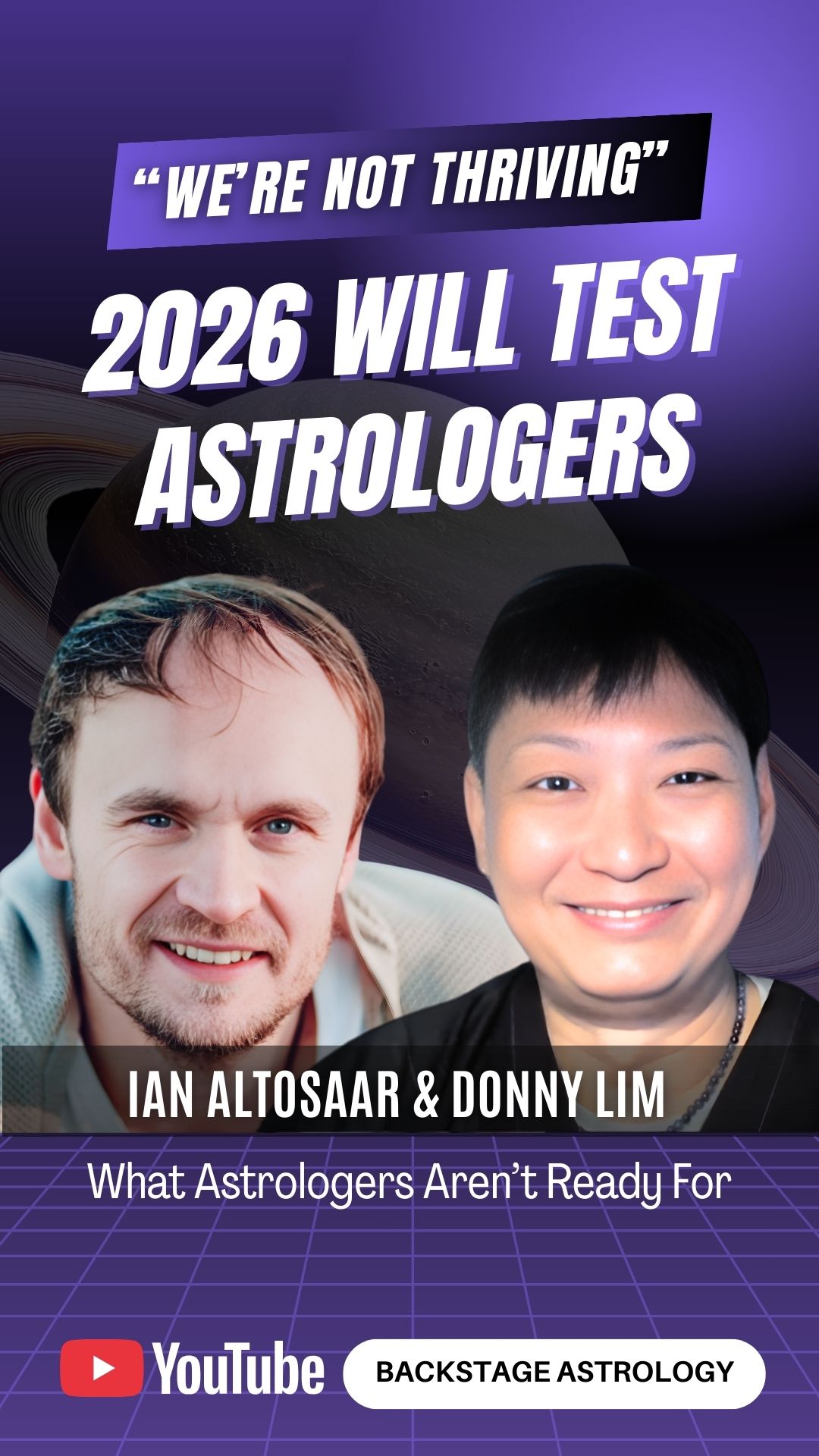 Ian Altosaar and Donny Lim interviewed on Backstage Astrology Podcast Episode
