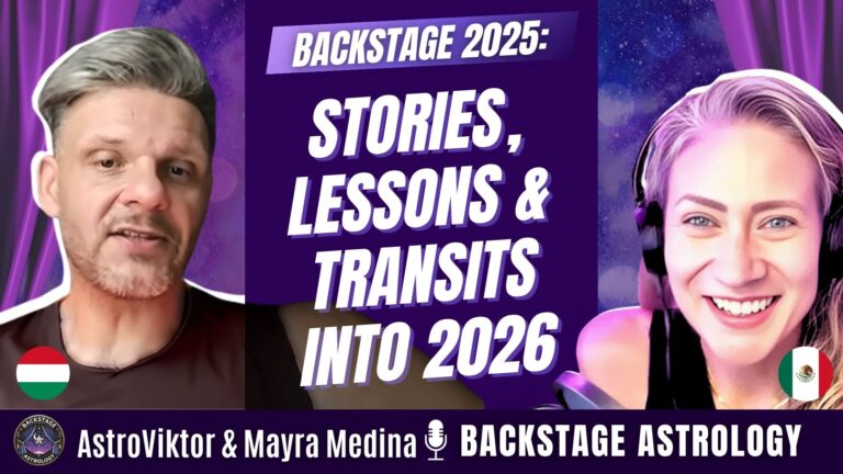 Astroviktor and Mayra Medina Backstage Astrology