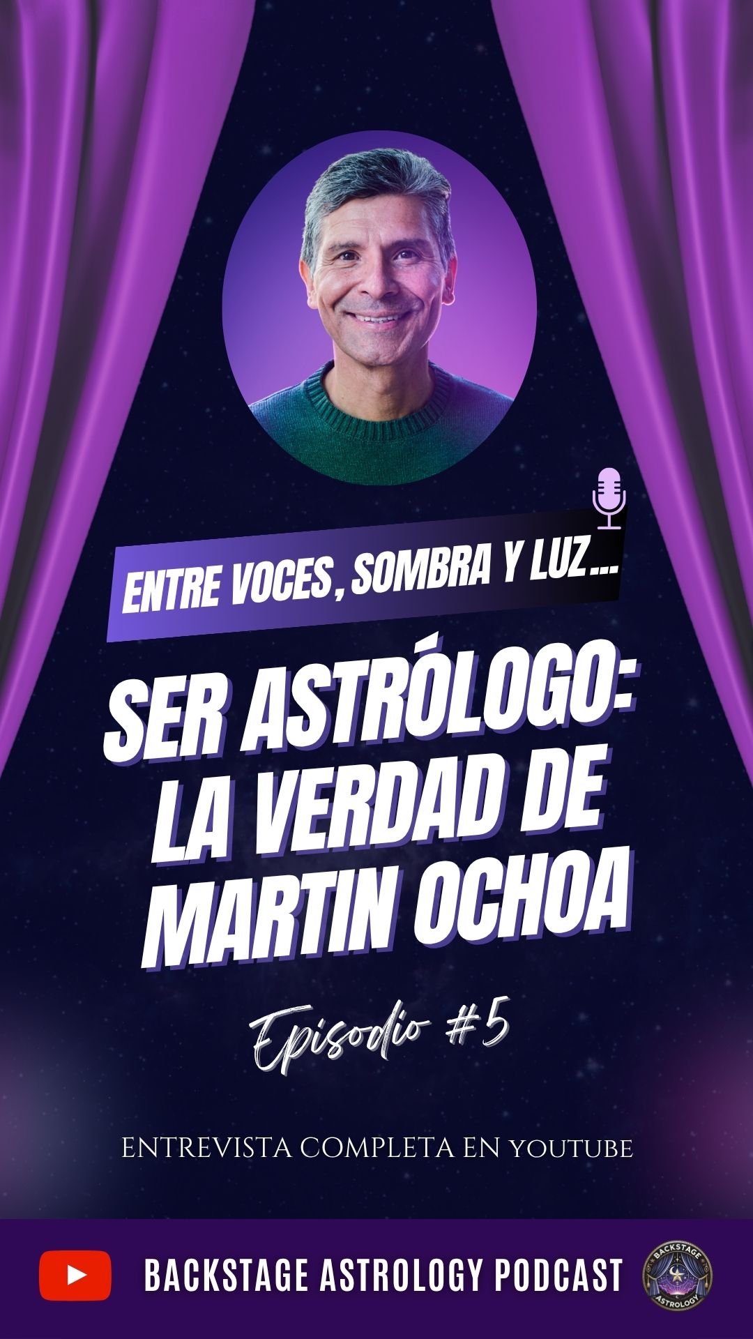 Martin Ochoa en Backstage Astrology con May Medina
