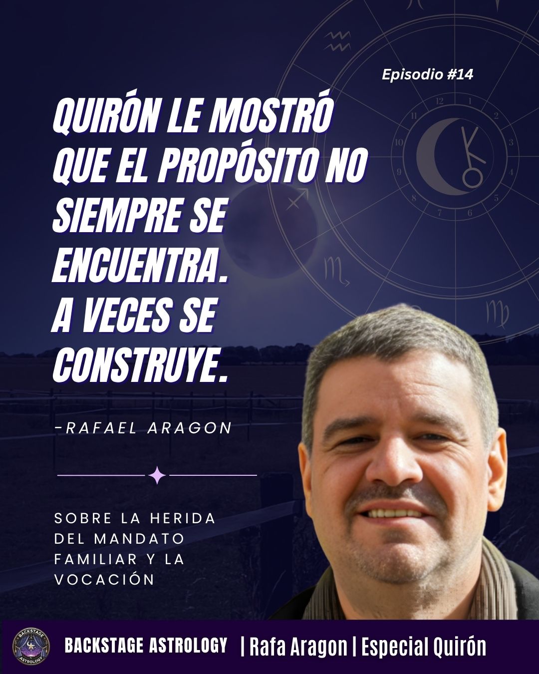Rafael Aragon habla sobre su Quiron y su herida
