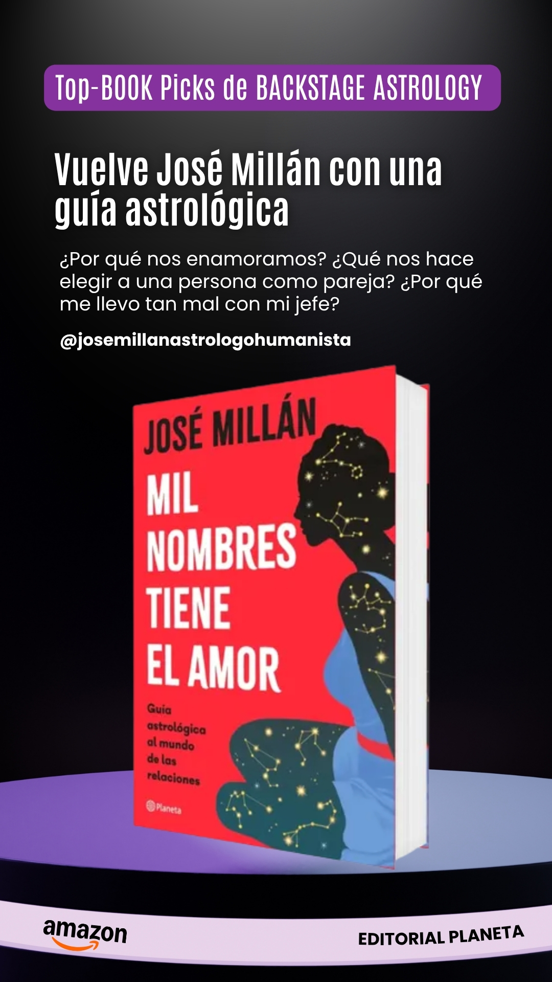 Compatibilidad astrologica y relaciones, Mil nombres tiene el amor, Jose Millan