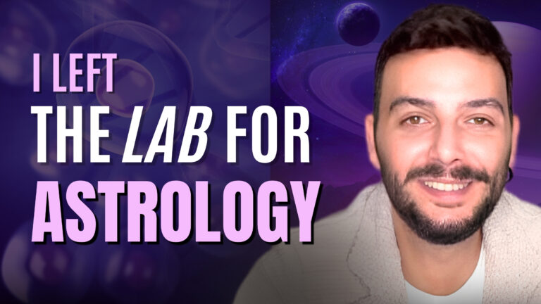 Kenan Yasin, former geneticist turned astrologer, on the Backstage Astrology thumbnail I Left the Lab for Astrology
